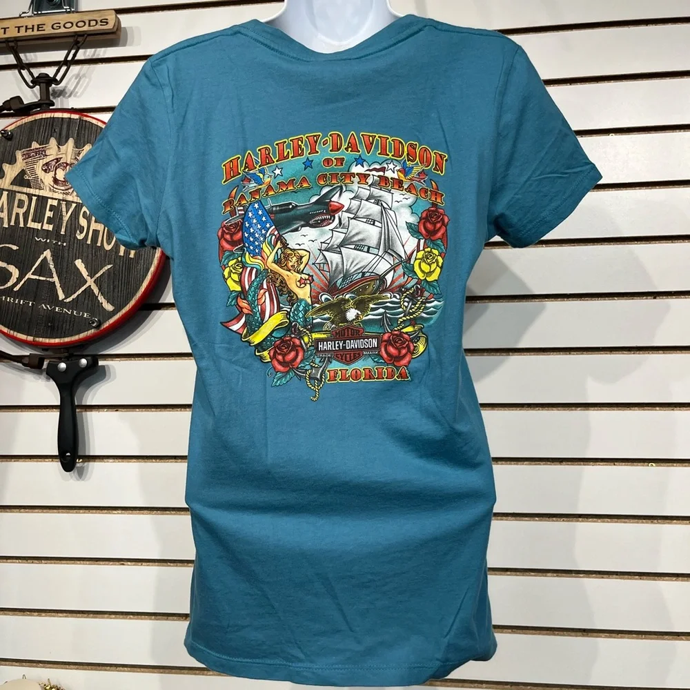 Harley FL Spring Rally tee size medium - Picture 4 of 8